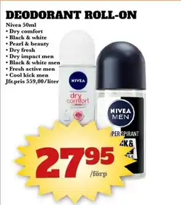 Bonum Matmarknad Nivea Deodorant roll-on erbjuda