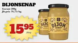 Bonum Matmarknad Garant Dijonsenap erbjuda