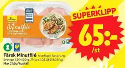 ICA Supermarket KRONFÅGEL Färsk minutfilé erbjuda