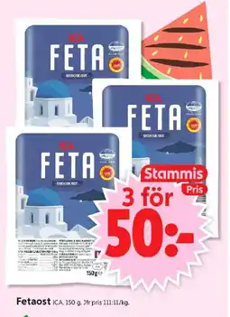 ICA Supermarket ICA Fetaost erbjuda
