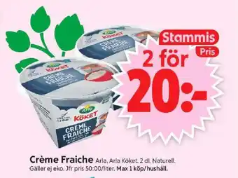 ICA Supermarket ARLA Crème fraiche erbjuda
