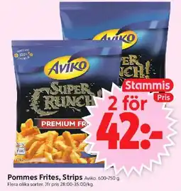 ICA Supermarket AVIKO Pommes frites, strips erbjuda
