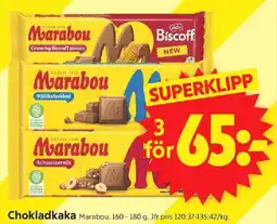 ICA Supermarket MARABOU Chokladkaka erbjuda