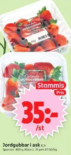 ICA Supermarket ICA Jordgubbar i ask erbjuda