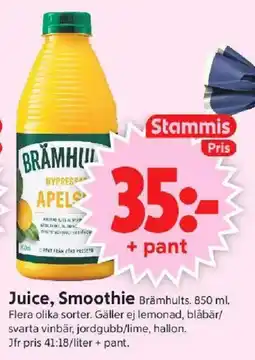 ICA Supermarket BRÄMHULTS Juice, smoothie erbjuda