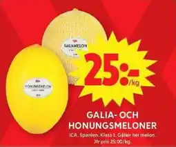 ICA Maxi ICA Galia- och honungsmeloner erbjuda