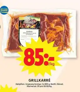 ICA Maxi DALSJÖFORS Grillkarré erbjuda