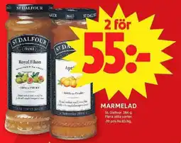 ICA Maxi ST. DALFOUR Marmelad erbjuda