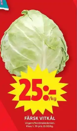 ICA Maxi Färsk vitkål erbjuda
