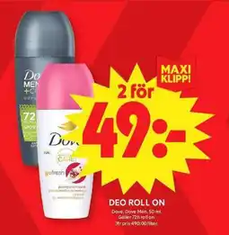 ICA Maxi DOVE Deo roll on erbjuda