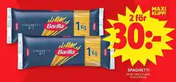 ICA Maxi BARILLA Spaghetti erbjuda