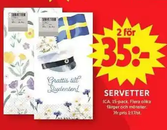 ICA Maxi ICA Servetter erbjuda