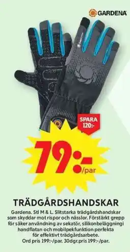 ICA Maxi GARDENA Trädgårdshandskar erbjuda