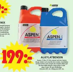 ICA Maxi ASPEN Alkylatbensin erbjuda