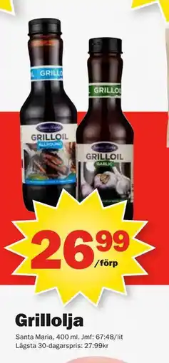 Pekås Grillolja erbjuda