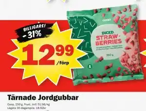 Pekås Tärnade Jordgubbar erbjuda