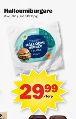 Pekås Halloumiburgare erbjuda