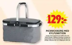 ICA Maxi Picknickkorg med kylfunktion erbjuda