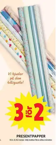 ICA Maxi Presentpapper erbjuda