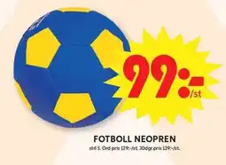ICA Maxi Fotboll neopren erbjuda