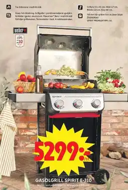 ICA Maxi WEBER Gasolgrill spirit E-310 erbjuda