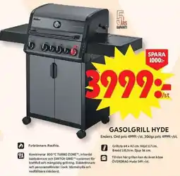ICA Maxi ENDERS Gasolgrill hyde erbjuda