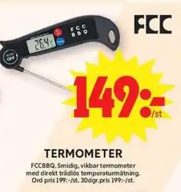 ICA Maxi FCCBBQ Termometer erbjuda