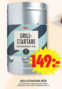 ICA Maxi ICA Grillstartare rör erbjuda