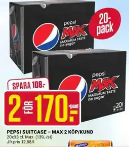 ÖoB PEPSI SUITCASE erbjuda