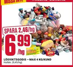 ÖoB Lösviktsgodis erbjuda