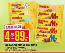 ÖoB Marabou Chokladkakor erbjuda