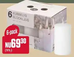 ÖoB Kubbelys Blockljus erbjuda