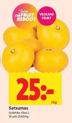 ICA Supermarket Satsumas erbjuda