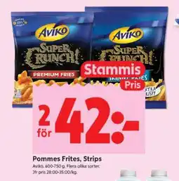 ICA Supermarket Aviko Super Crunch Pommes Frites, Strips erbjuda