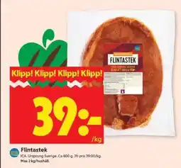 ICA Supermarket Flintastek erbjuda