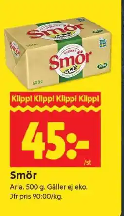 ICA Supermarket SMÖR erbjuda