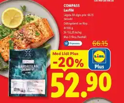 Lidl COMPASS Laxfilé erbjuda