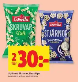 ICA Supermarket Stjärnor, Skruvar, Linschips erbjuda