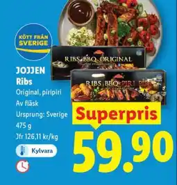 Lidl Jojjen ribs erbjuda