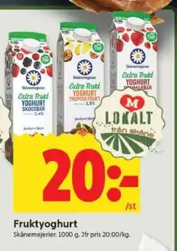 ICA Supermarket FRUKTYOGHURT erbjuda
