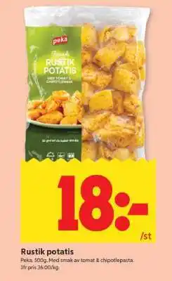 ICA Supermarket Rustik potatis erbjuda