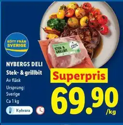 Lidl Nybergs Deli Stek & grillbit erbjuda