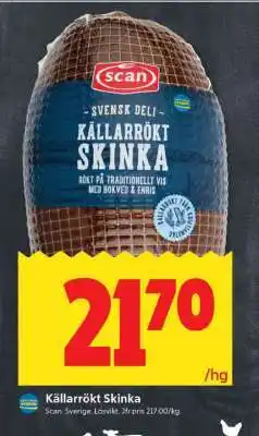 ICA Supermarket Källarrökt skinka erbjuda