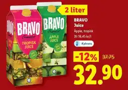 Lidl Bravo juice erbjuda