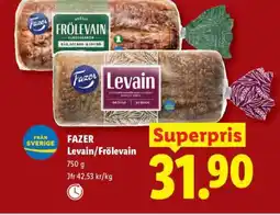 Lidl FAZER Levain/Frölevain erbjuda