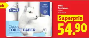 Lidl Lambi toalettpapper erbjuda
