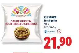 Lidl Kuljanka Syrad gurka erbjuda