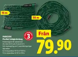 Lidl PARKSIDE Flexibel trädgårdsslang erbjuda