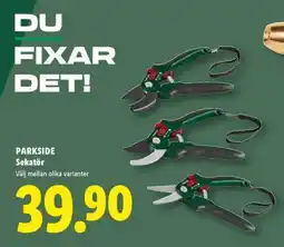 Lidl PARKSIDE Sekatör erbjuda