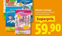 Lidl Målarbok, vattenmagi erbjuda